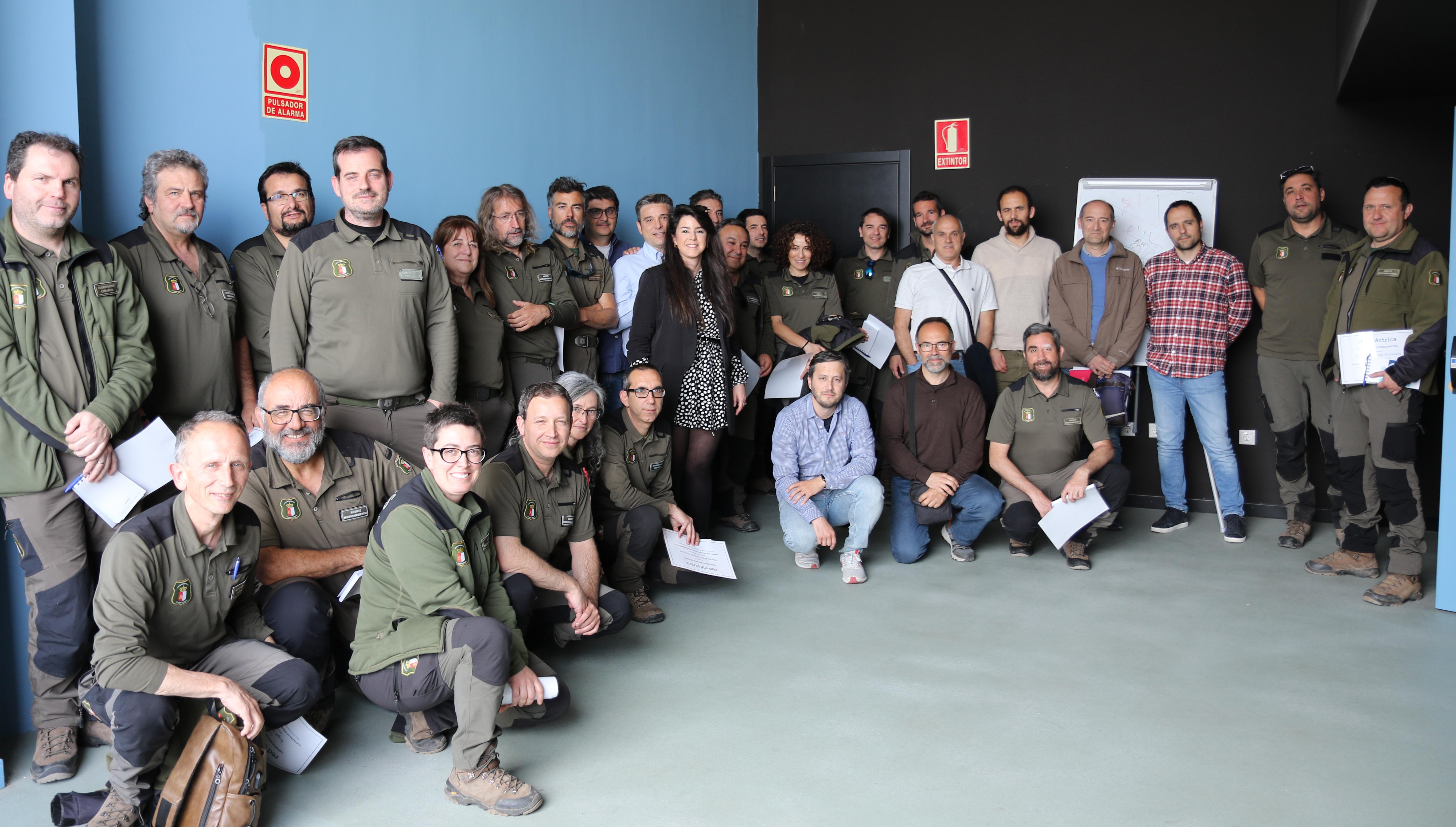 Asistentes al curso de formación en prevención de incendios en Cuenca