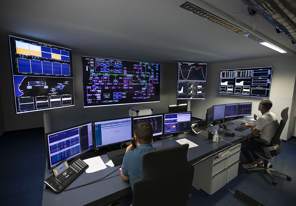 Centro eléctrico de control de Baleares