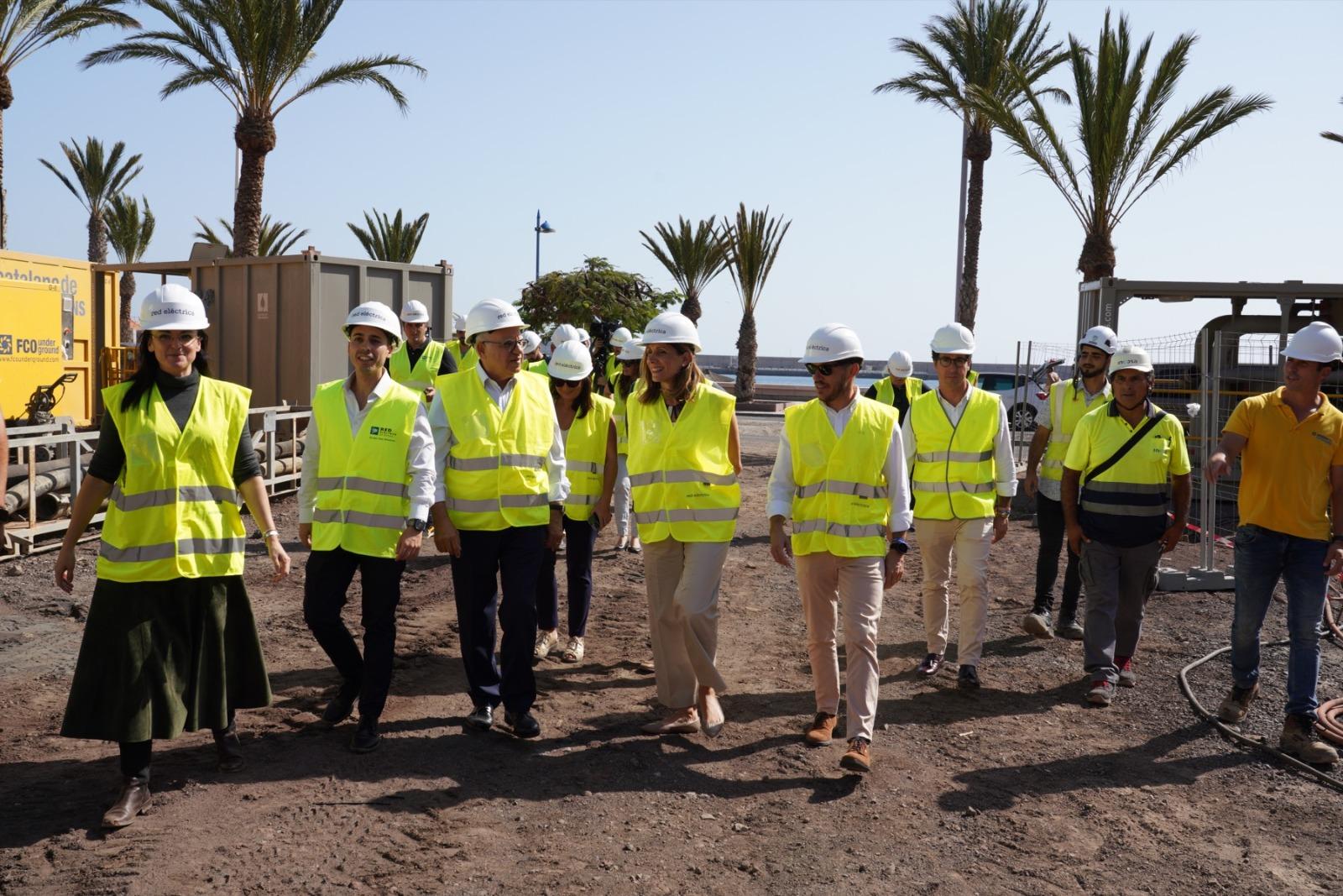 Inicio de las obras del nuevo enlace eléctrico submarino entre Tenerife y La Gomera 