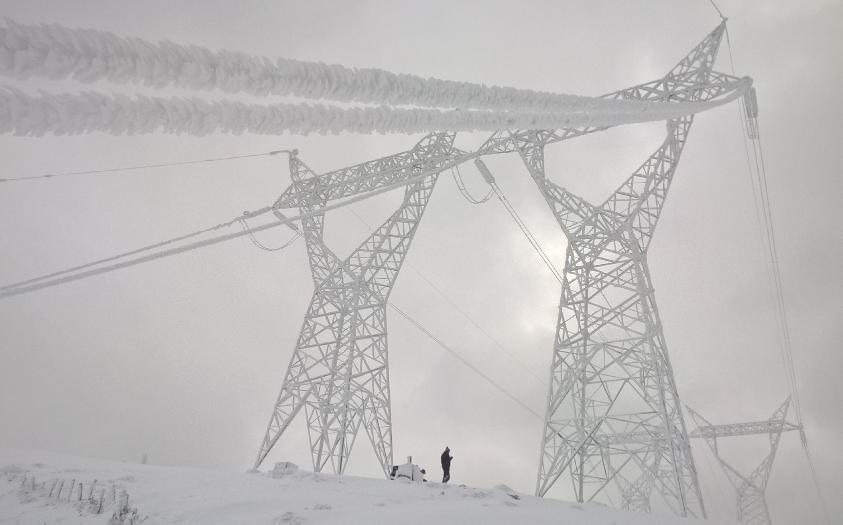 Trabajos de mantenimiento en condiciones climatológicas extremas