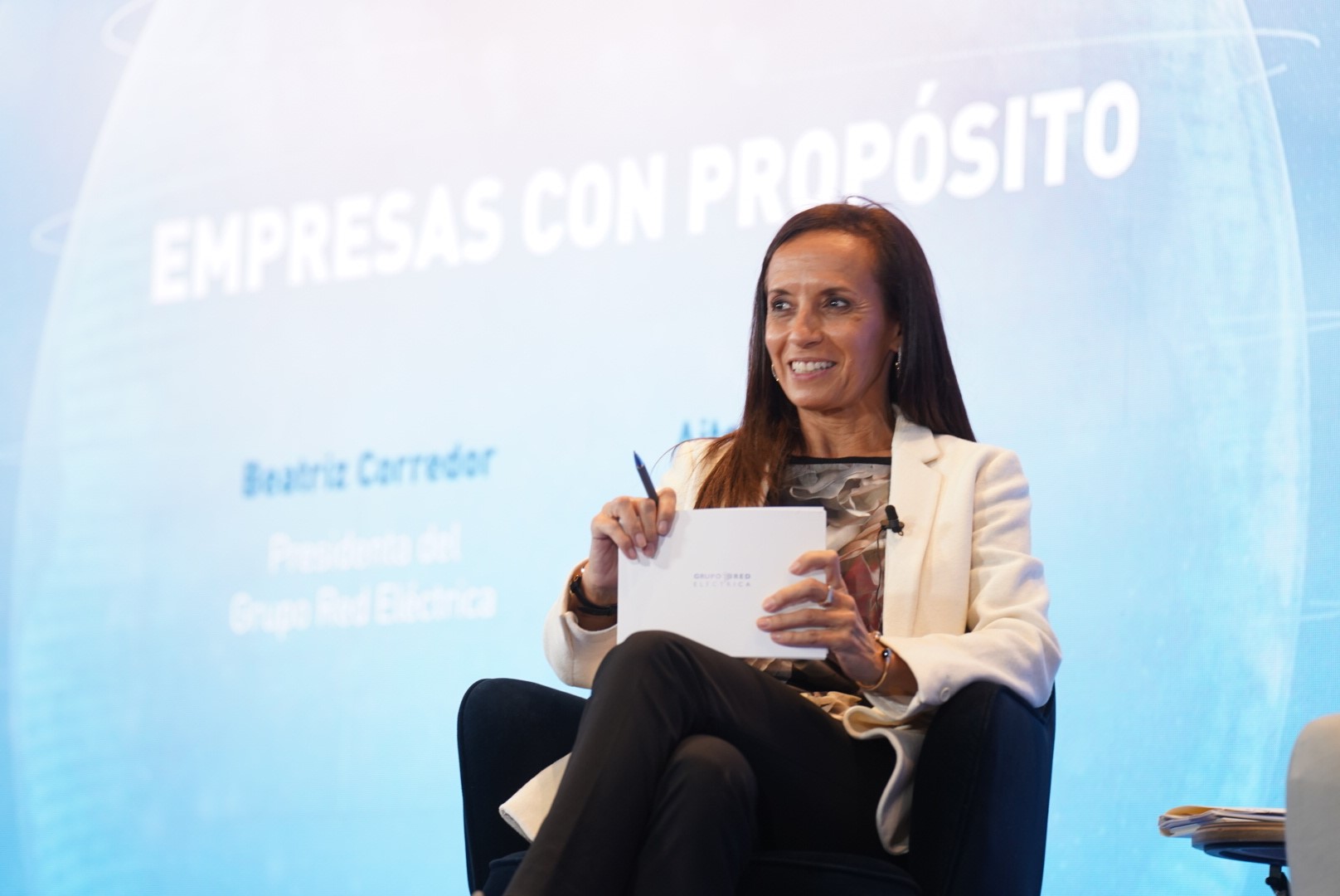 The chairwoman of the Red Eléctrica Group, Beatriz Corredor.