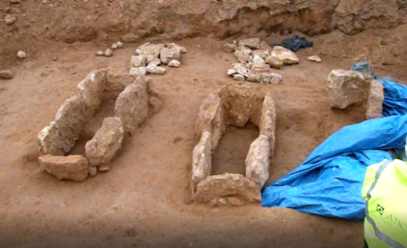 Yacimientos arqueológicos en Can Malat (Ibiza)