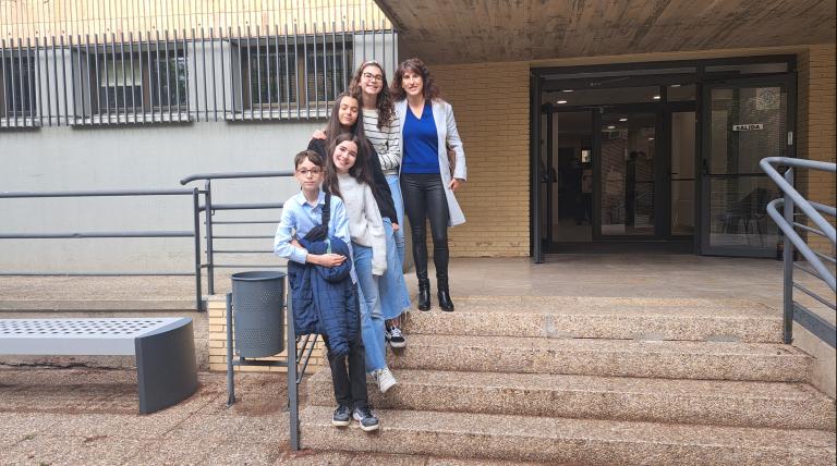 El equipo ganador en 1º de ESO, el IES Marco Fabio Quintiliano, de Calahorra 