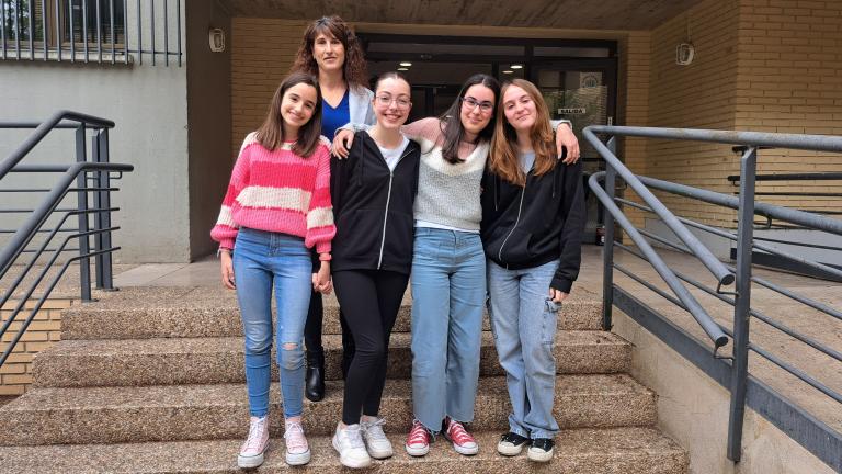 El equipo ganador en 2º de ESO, el IES Marco Fabio Quintiliano, de Calahorra 