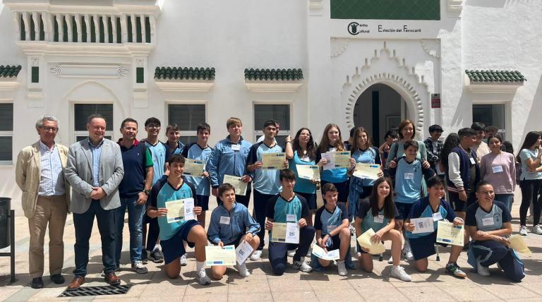 Los ganadores de las Olimpiadas de entreREDes en Ceuta.