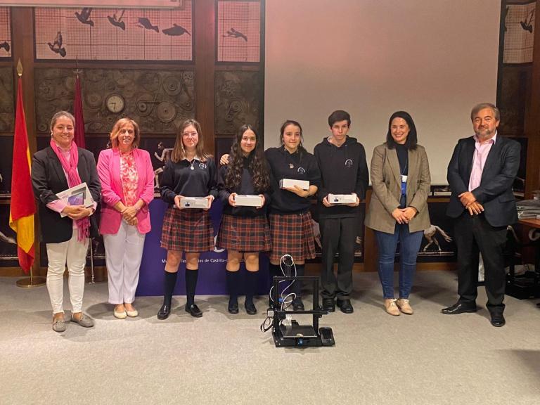 Los ganadores de la categoría de 4º ESO en la final de entreREDes