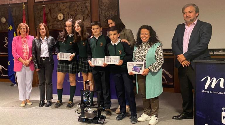 Los ganadadores de entREDes en la categoría de 1º ESO