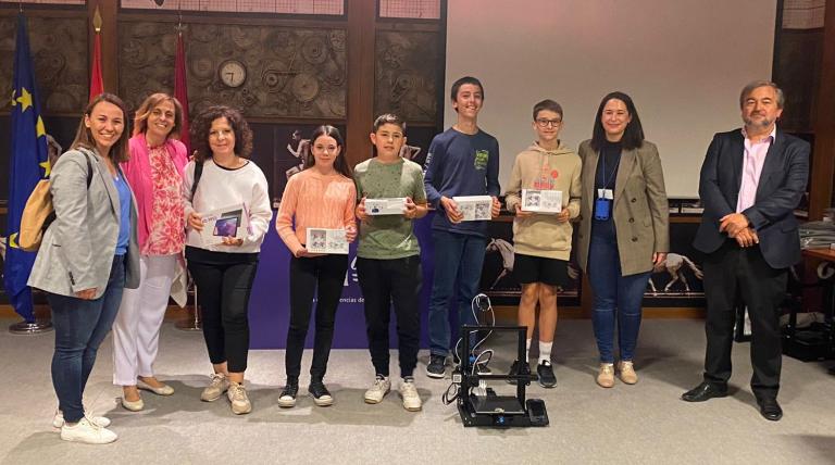 El equipo ganador de la categoría de 2ºESO