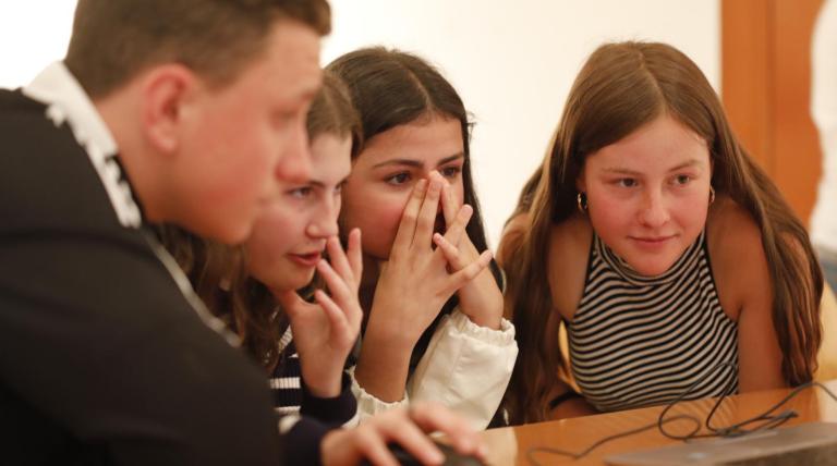 Nervios durante la competición de 2º de ESO.