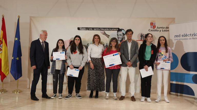 La Anunciata, de San Andrés del Rabanedo (León), ganadores en la categoría de 3º de ESO.