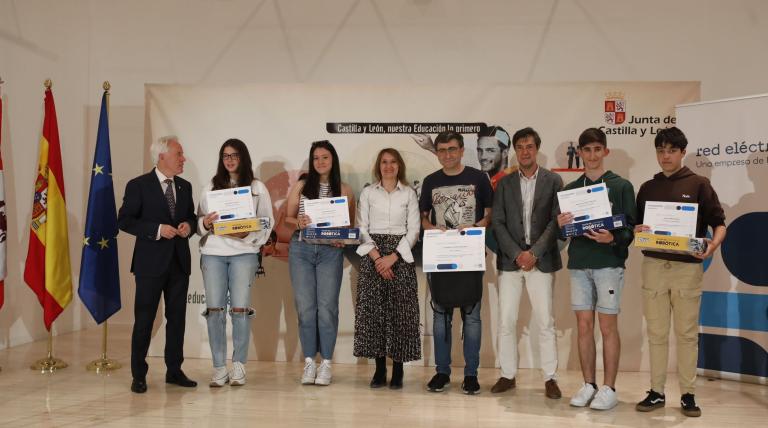 IES Ramón Olleros Gregorio, de Béjar (Salamanca), ganadores en 4º de ESO.