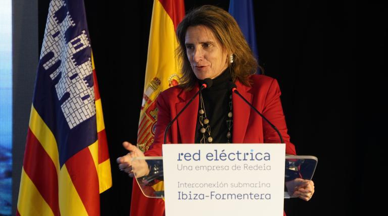 La vicepresidenta tercera y ministra para la Transición Ecológica y el Reto Demográfico, Teresa Ribera.