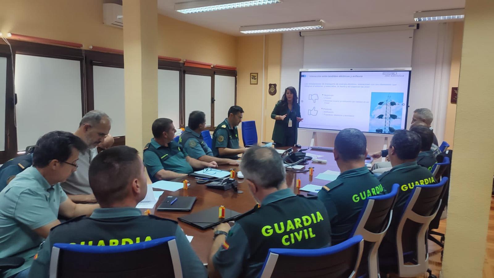 Formación al SEPRONA de la Guardia Civil en Ávila