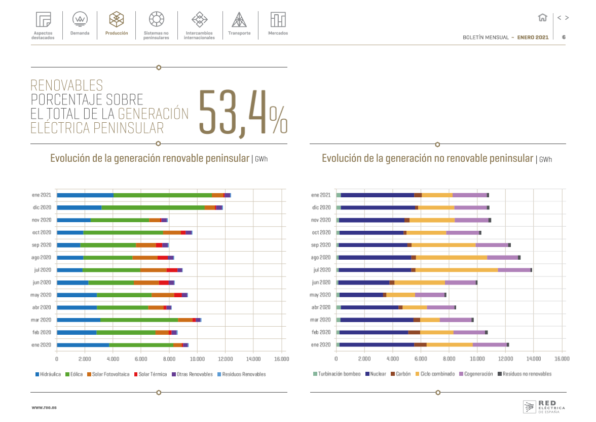 Boletín mensual. Enero 2021