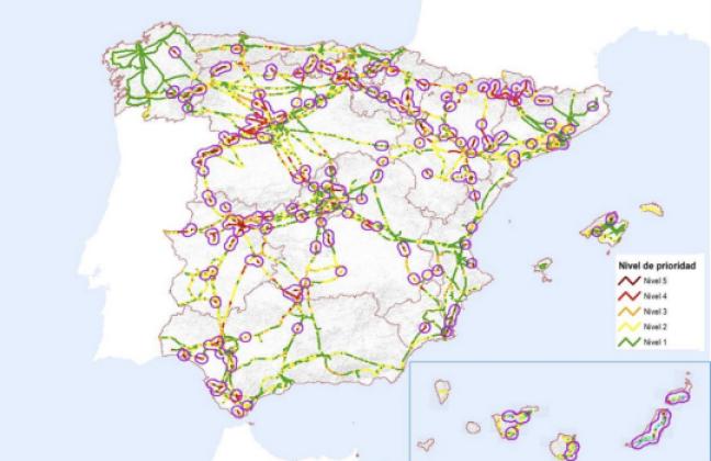 Mapa de riesgos de España