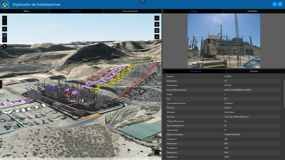 Explorador de subestaciones litoral